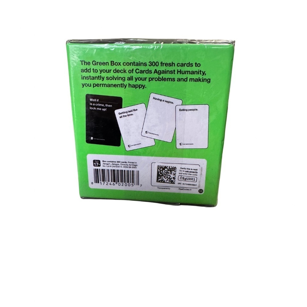 Cards Against Humanity Green Box - Picture 2 of 2